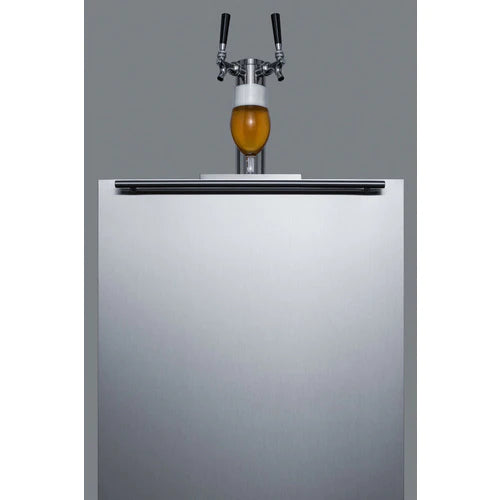 Summit | 5.5 cu. ft. Dual Tap Built-In Kegerator - ADA Compliant (SBC58BLBIADA)    - Toronto Brewing
