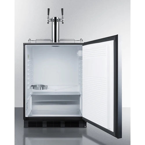 Summit | 5.5 cu. ft. Dual Tap Built-In Kegerator - ADA Compliant (SBC58BLBIADA)    - Toronto Brewing
