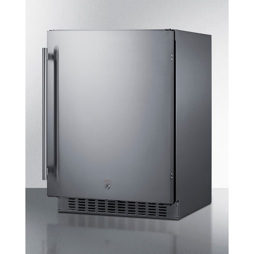 Summit | 24" Wide Built-In All-Refrigerator ADA Compliant (ASDS2413) Stainless (ASDS2413CSS)   - Toronto Brewing