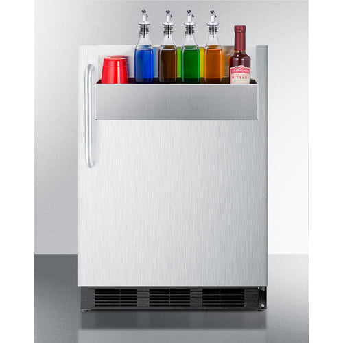 Summit | Commercial Outdoor, Built-In All-Refrigerator with Speed Rail (SPR7BOSSTR)    - Toronto Brewing