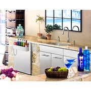 Summit | Commercial Outdoor, Built-In All-Refrigerator with Speed Rail (SPR7BOSSTR)    - Toronto Brewing