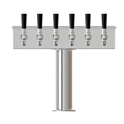 Sextuple Tap Beer Tower - Pedestal Tubes Tee Box    - Toronto Brewing