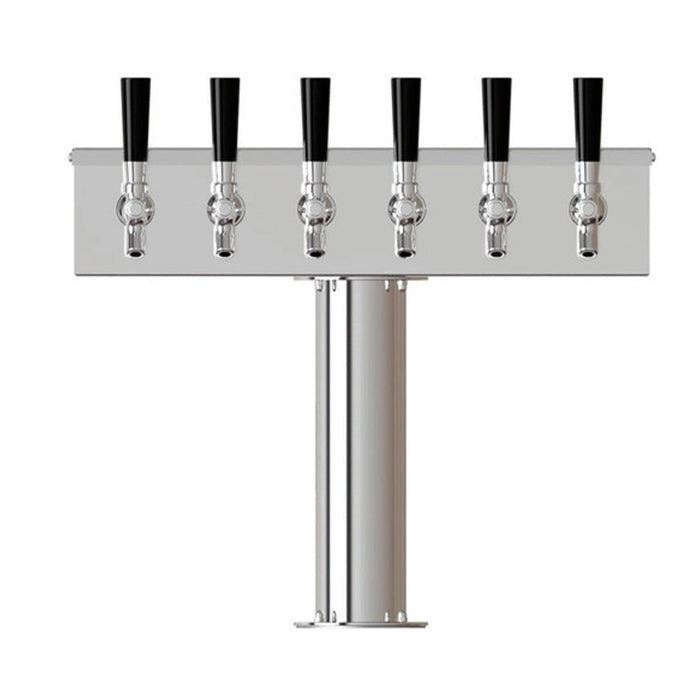 Sextuple Tap Beer Tower - Pedestal Tubes Tee Box    - Toronto Brewing